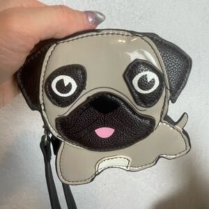 Cute Pug Dog Coin Purse wristlet